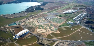  View of the circuit layout